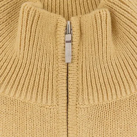 NWOT Loro Piana Mezzocollo Sweater Men's 48 (Medium) Gold - Picture 7 of 12